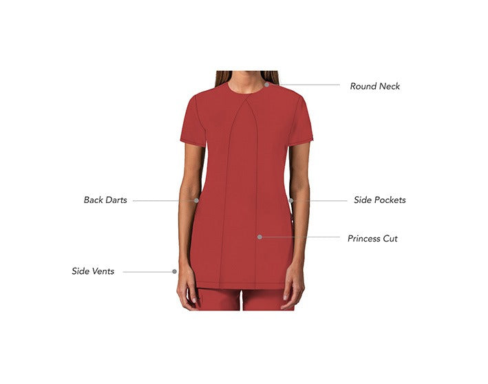 Rose Women's Scrub Tunic