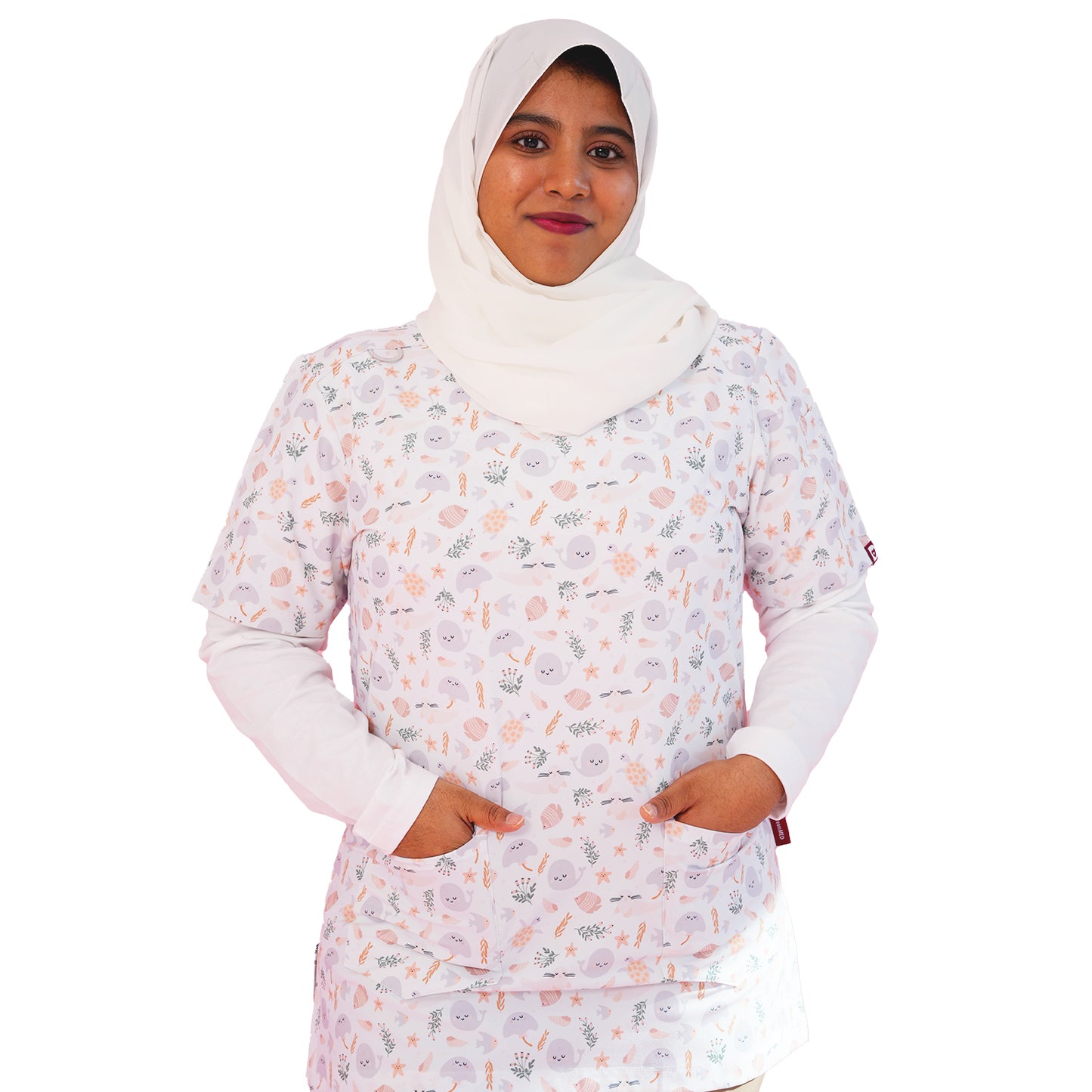 OCEANA Women's Pocket Scrub Tunic