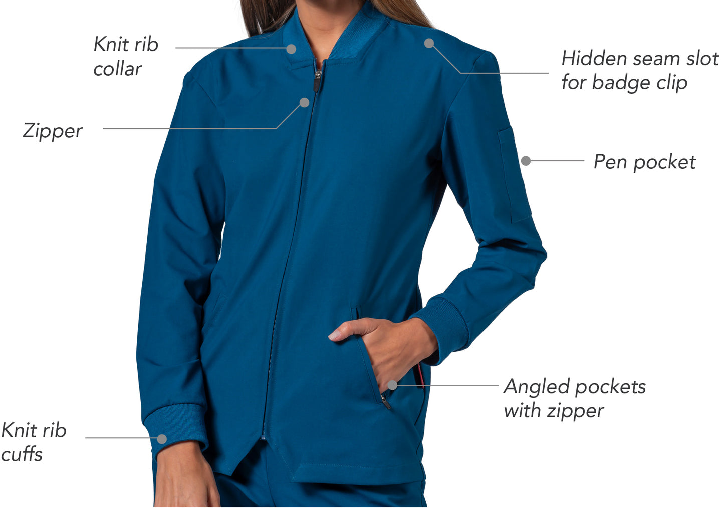 ICONIC Women's Scrub Jacket