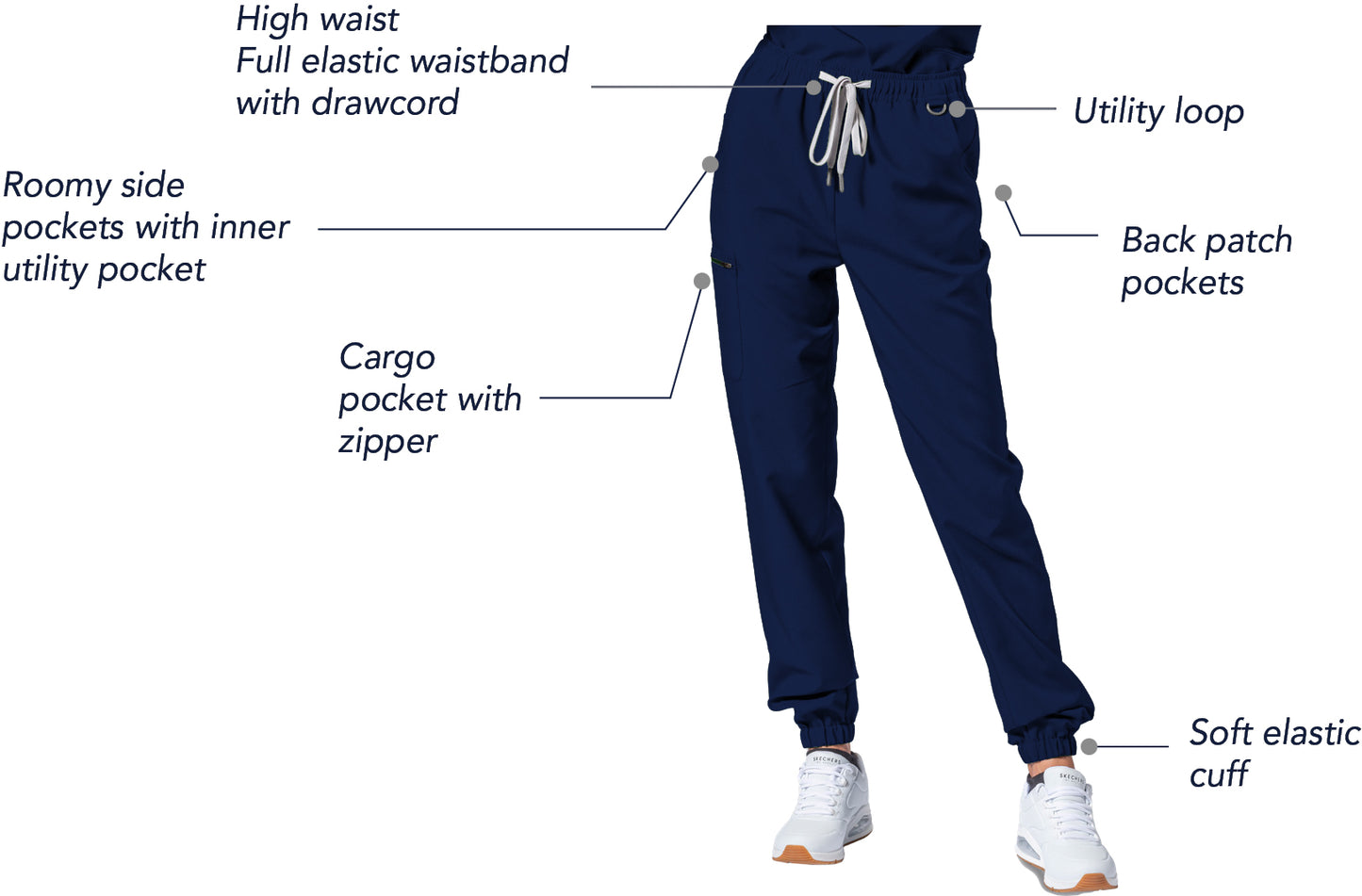 YOGA Women's Jogger Scrub Pants
