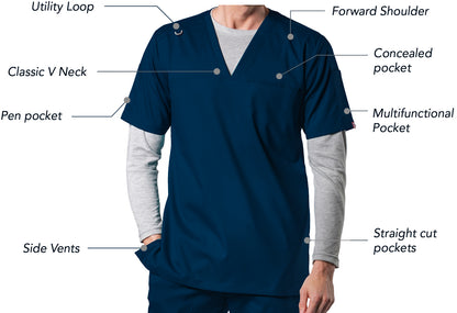 CATO Men's Scrub Tunic